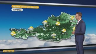 Das Wetter in Österreich am 30. Juli 2016