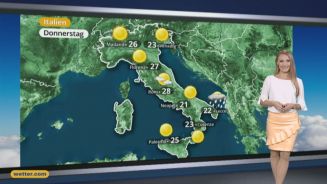 Das Wetter in Europa am 25. Mai 2017