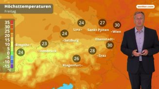 Das Wetter in Österreich am 1. Juni 2018