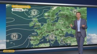 Das Wetter in Europa am 25. Juli 2016