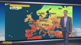Das Wetter in Europa am 02. Oktober 2016