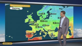 Das Wetter in Europa am 16. April 2017