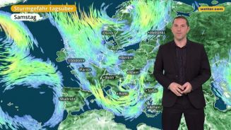 Das Wetter in Europa am 7. Dezember 2017