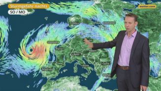 Das Wetter in Europa am 12. Oktober 2017