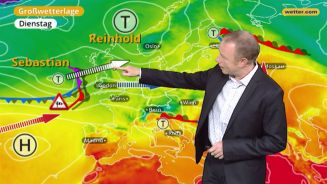 Das Wetter in Europa am 13. September 2017