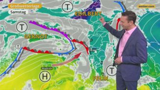 Das Wetter in Europa am 30. Dezember 2017