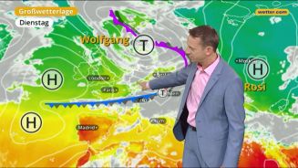 Das Wetter in Europa am 1. Oktober 2017