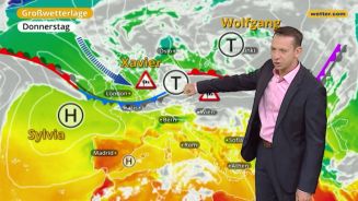 Das Wetter in Europa am 05. Oktober 2017