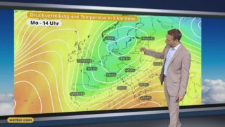 Das Wetter in Europa am 6. November 2016