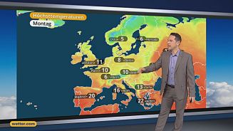 Das Wetter in Europa am 24. April 2016