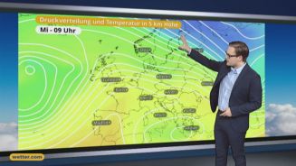 Das Wetter in Europa am 08. April 2017