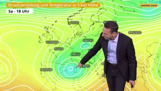 Das Wetter in Europa am 01. Dezember 2017