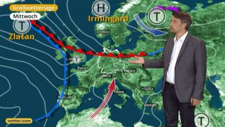 Das Wetter in Europa am 19. Juli 2017