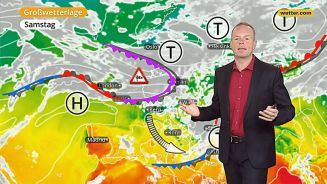 Das Wetter in Europa am 07. Oktober 2017