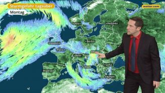 Das Wetter in Europa am 23. Oktober 2017