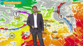 Das Wetter in Europa am 23. August 2017
