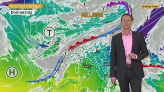 Das Wetter in Europa am 25. Januar 2018