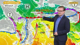 Das Wetter in Europa am 18. Oktober 2017