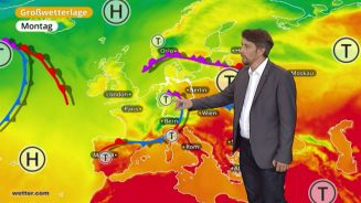Das Wetter in Europa am 24. Juli 2017