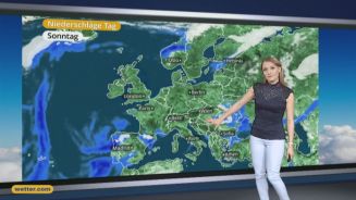 Das Wetter in Europa am 25. März 2017