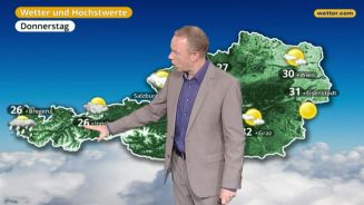 Das Wetter in Österreich am 23. August 2017