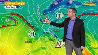 Das Wetter in Europa am 18. November 2017