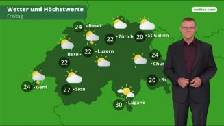 Das Wetter in der Schweiz am 30. Mai 2018
