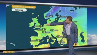Das Wetter in Europa am 03. März 2017