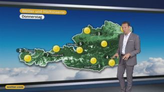 Das Wetter in Österreich am 29. Dezember 2016