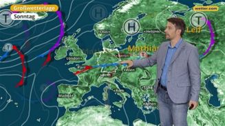 Das Wetter in Europa am 27. August 2017