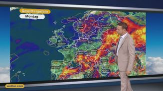 Das Wetter in Europa am 31. Juli 2016
