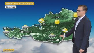 Das Wetter in Österreich am 27. Juli 2017