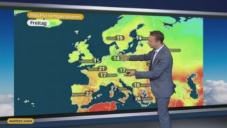 Das Wetter in Europa am 05. Mai 2017