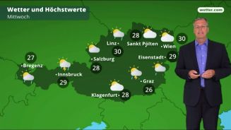Das Wetter in Österreich am 29. Mai 2018