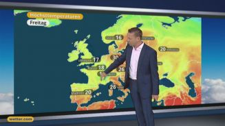 Das Wetter in Europa am 19. Mai 2017