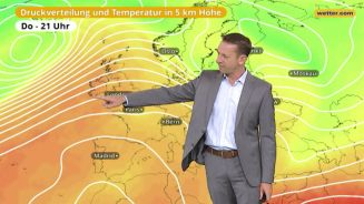 Das Wetter in Europea am 11. Oktober 2017