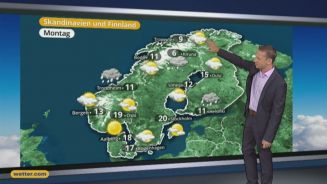 Das Wetter in Europa am 05. Juni 2017
