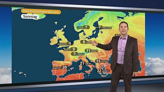 Das Wetter in Europa am 23. April 2016