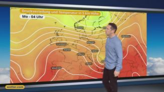 Das Wetter in Europa am 19. Juli 2016