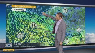 Das Wetter in Europa am 01. Dezember 2016
