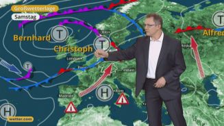 Das Wetter in Europa am 29. Juli 2017