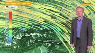 Das Wetter in Österreich am 15. Januar 2018