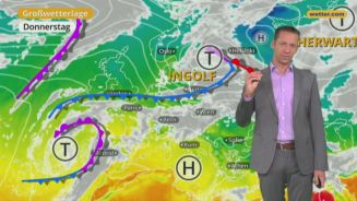 Das Wetter in Europa am 1. November 2017