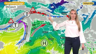 Das Wetter in Europa am 4. Dezember 2017