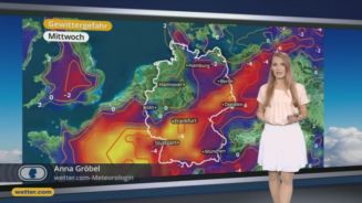 Das Wetter in Europa am 08. Juni 2016