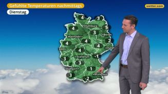 Das Wetter in Deutschland am 2. Januar 2018